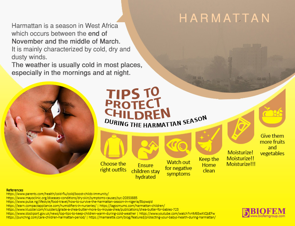 Tips for Protecting Children during harmattan