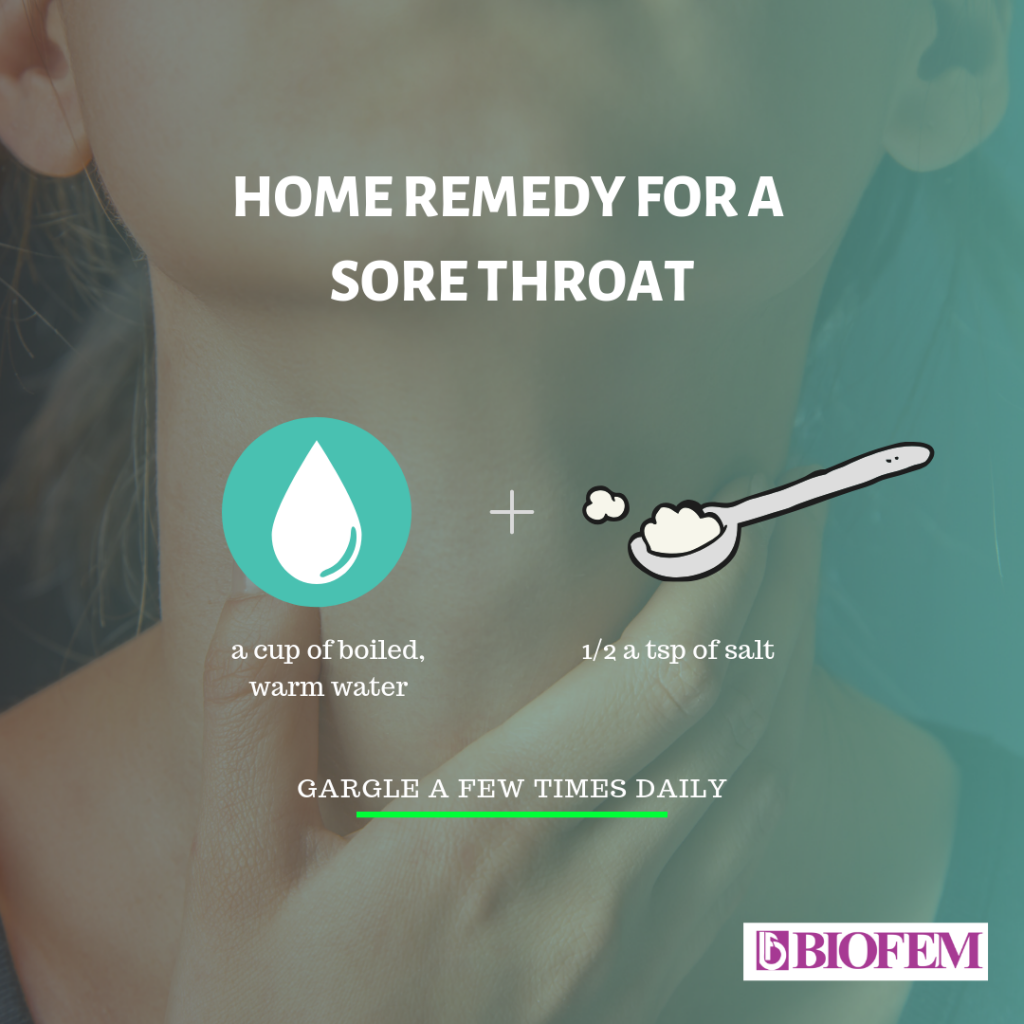 home remedy for sore throat